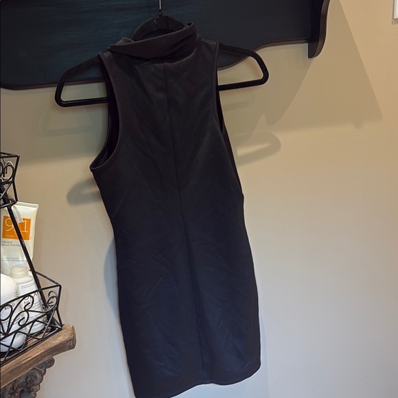 Wild Fable Black Dress with Neon Green Zipper - Picture 3 of 4